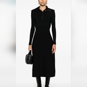Tory Burch Polo Ribbed Sweater Dress
